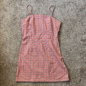 Orange Plaid Aeropostale Dress